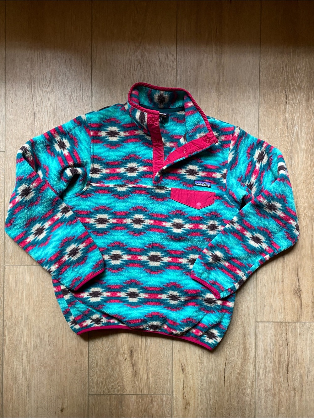 Patagonia Women’s Teal Snap-T Fleece Pullover